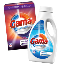 Gama wasmiddel